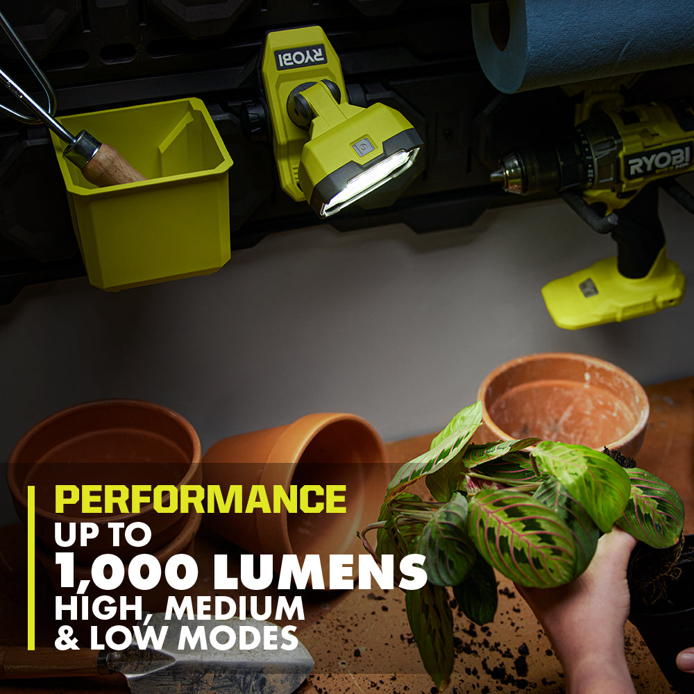 USB LITHIUM LED MAGNETIC CLAMP LIGHT KIT | RYOBI