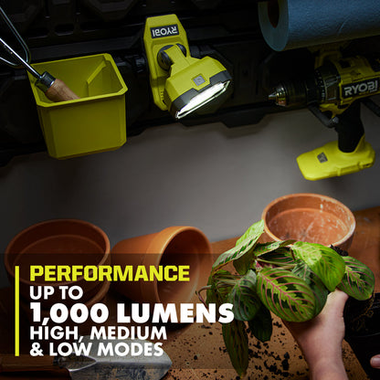 USB LITHIUM LED MAGNETIC CLAMP LIGHT KIT | RYOBI