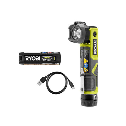 USB LITHIUM LED PIVOTING LASER KIT | RYOBI