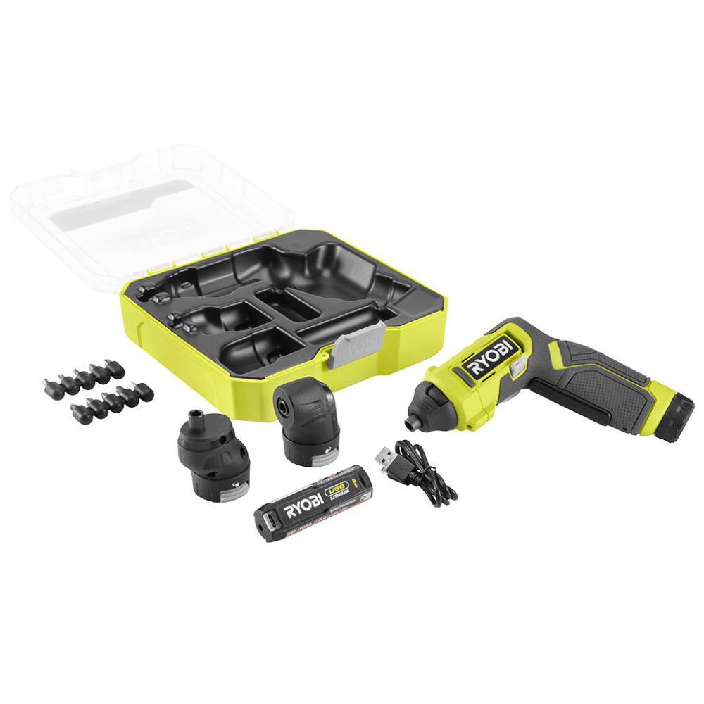 USB LITHIUM MULTI-HEAD SCREWDRIVER KIT | RYOBI