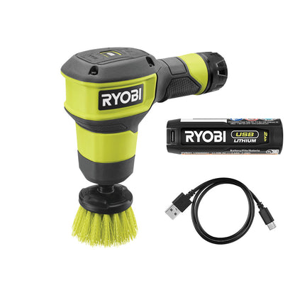 USB LITHIUM POWER SCRUBBER KIT | RYOBI