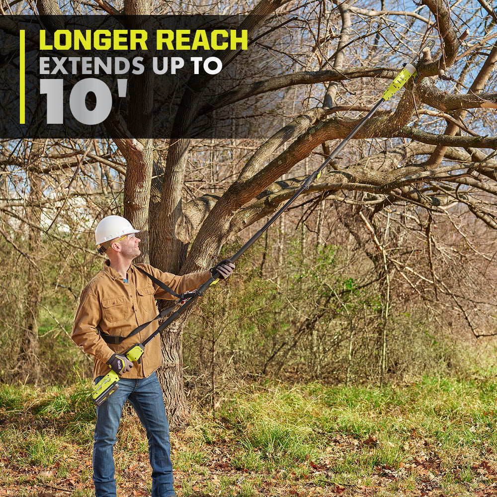 40V HP BRUSHLESS 10″ POLE SAW | RYOBI
