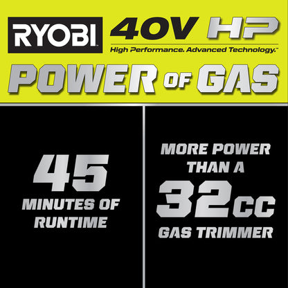 40V HP BRUSHLESS 17″ ATTACHMENT CAPABLE STRING TRIMMER | RYOBI