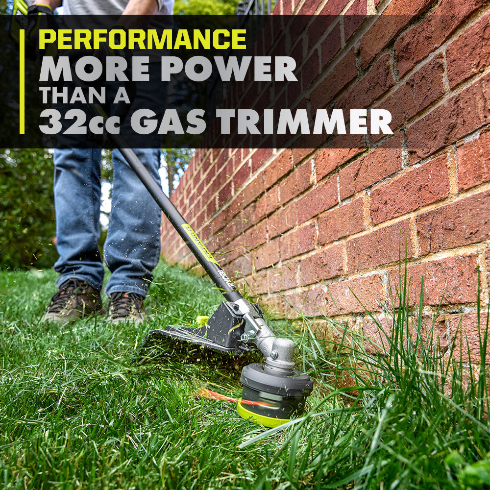 40V HP BRUSHLESS 17″ ATTACHMENT CAPABLE STRING TRIMMER | RYOBI