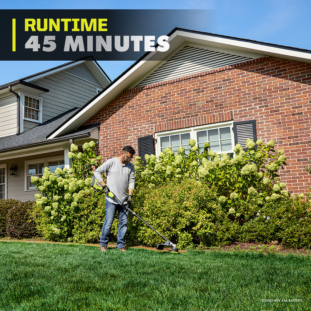 40V HP BRUSHLESS 17″ ATTACHMENT CAPABLE STRING TRIMMER | RYOBI