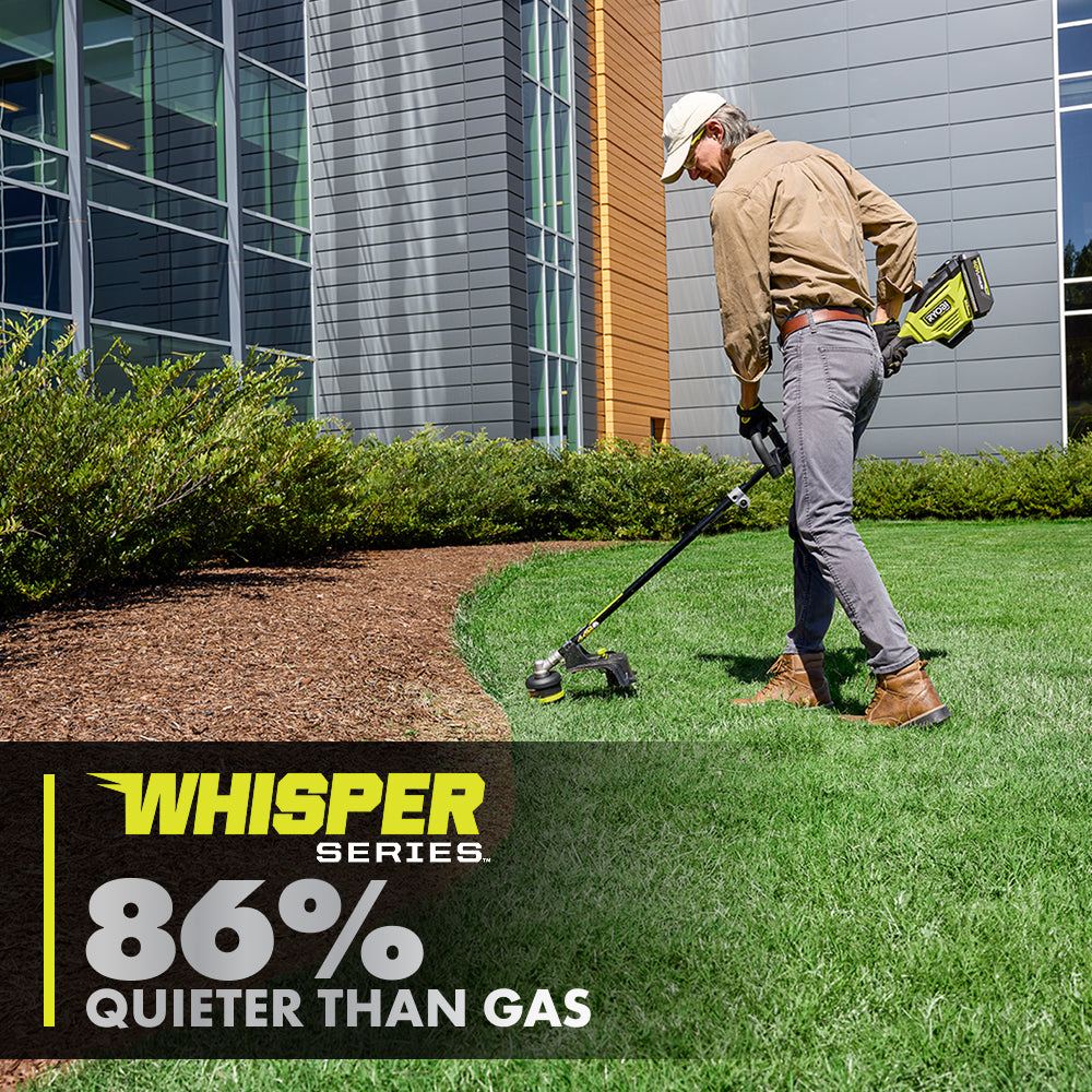 40V HP BRUSHLESS 17″ ATTACHMENT CAPABLE STRING TRIMMER | RYOBI