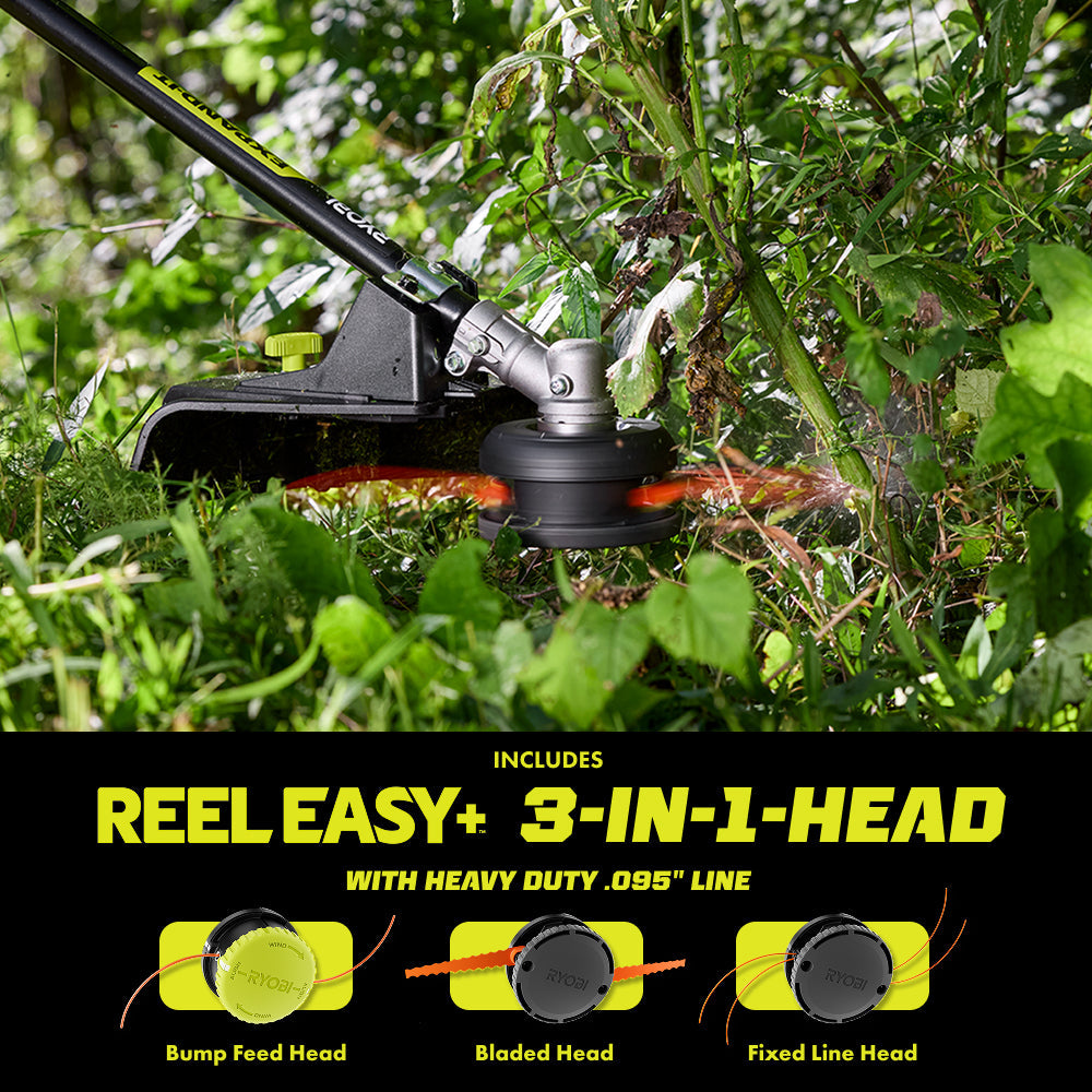 40V HP BRUSHLESS 17″ ATTACHMENT CAPABLE STRING TRIMMER | RYOBI
