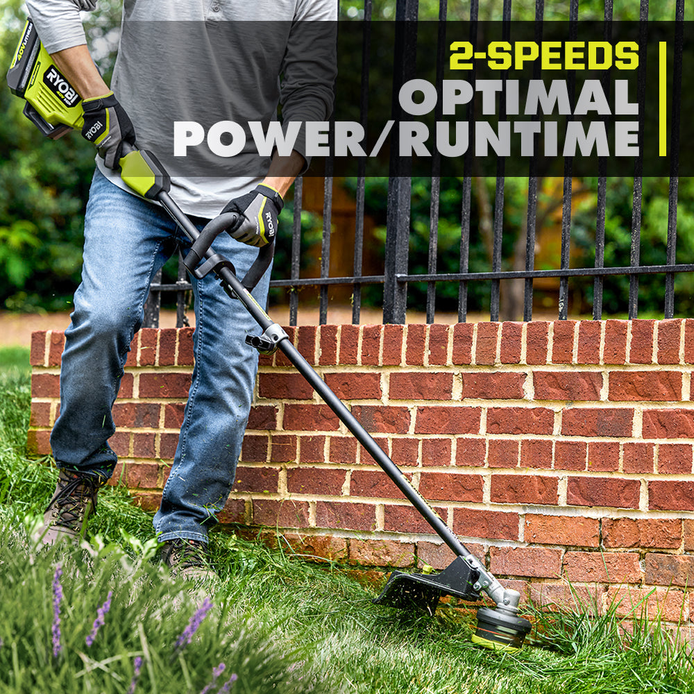 40V HP BRUSHLESS 17″ ATTACHMENT CAPABLE STRING TRIMMER | RYOBI