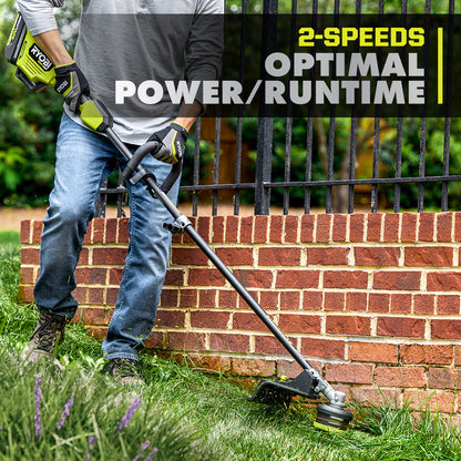 40V HP BRUSHLESS 17″ ATTACHMENT CAPABLE STRING TRIMMER | RYOBI