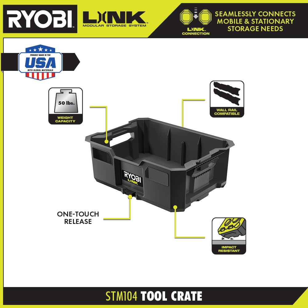 LINK TOOL CRATE | RYOBI