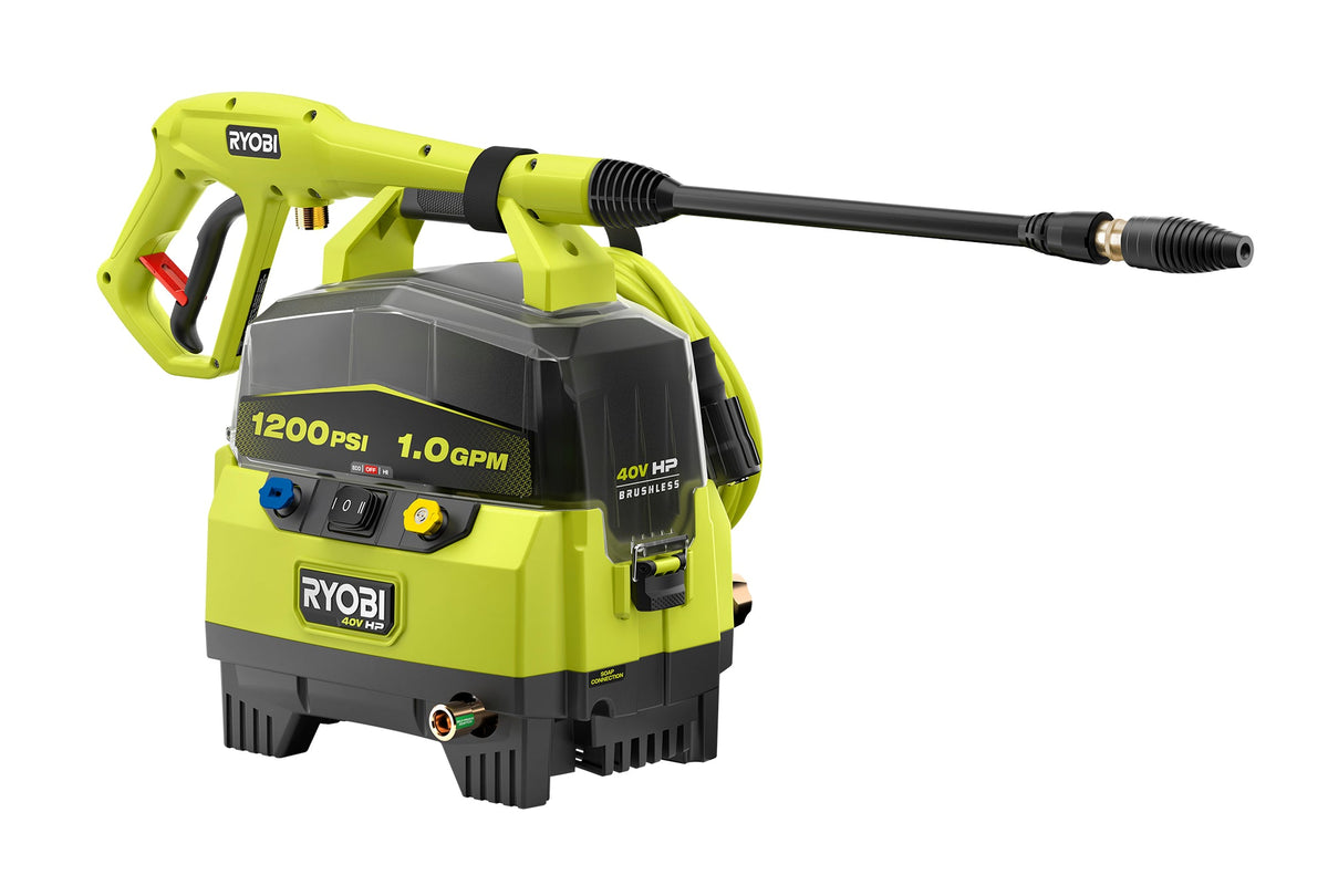 40V HP BRUSHLESS 1200 PSI 1.0 GPM PRESSURE WASHER | RYOBI