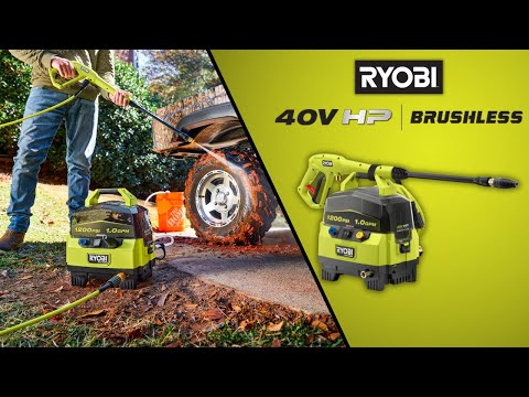 40V HP BRUSHLESS 1200 PSI 1.0 GPM PRESSURE WASHER | RYOBI