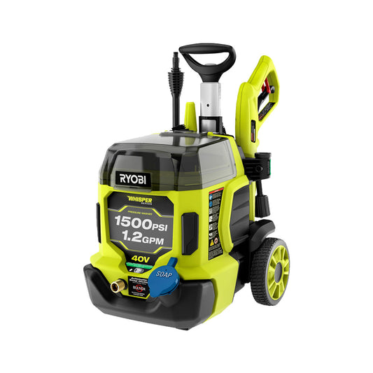 40V HP BRUSHLESS WHISPER SERIES 1500 PSI 1.2 GPM PRESSURE WASHER | RYOBI