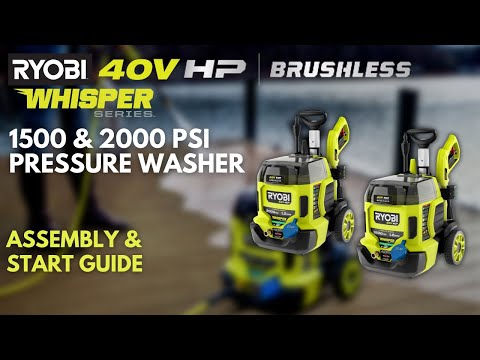 40V HP BRUSHLESS WHISPER SERIES 1500 PSI 1.2 GPM PRESSURE WASHER | RYOBI