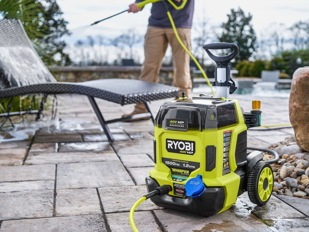 40V HP BRUSHLESS WHISPER SERIES 1500 PSI 1.2 GPM PRESSURE WASHER | RYOBI