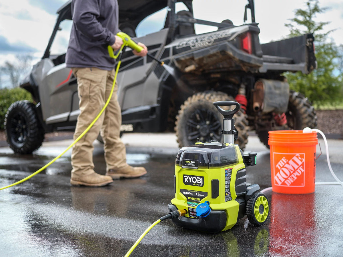 40V HP BRUSHLESS WHISPER SERIES 1500 PSI 1.2 GPM PRESSURE WASHER | RYOBI