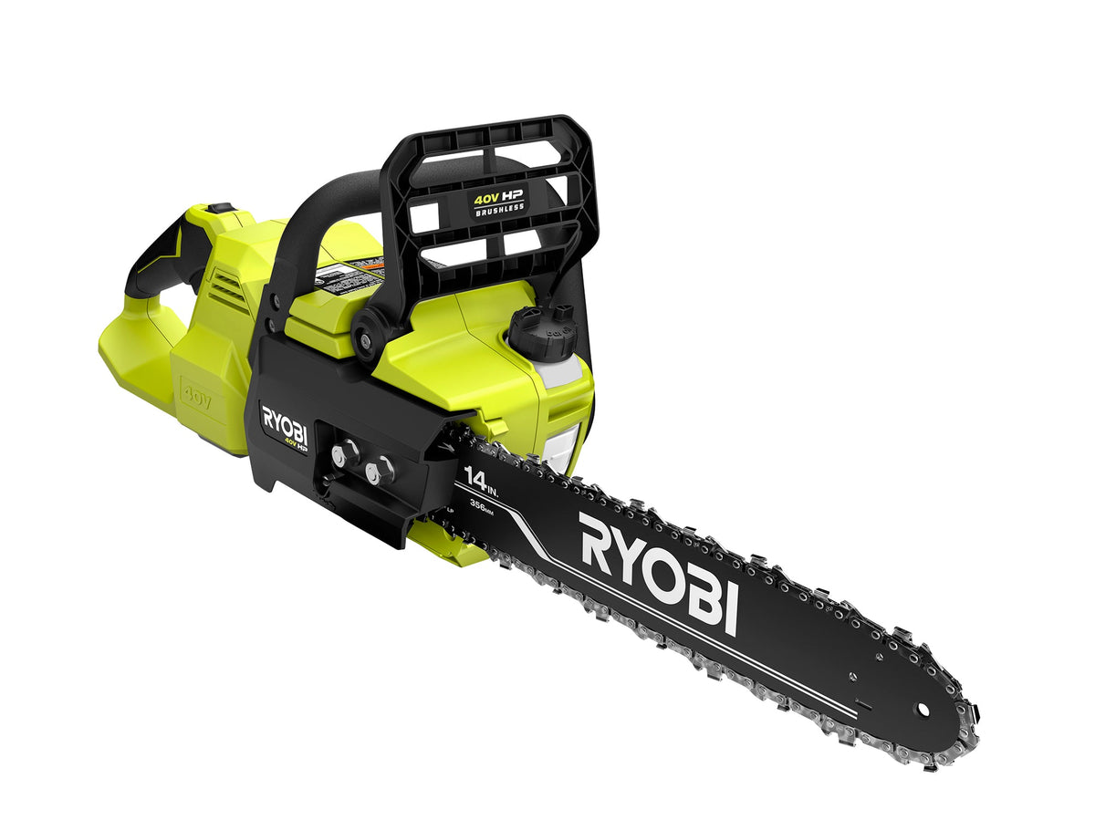 40V HP BRUSHLESS 14″ CHAINSAW KIT | RYOBI