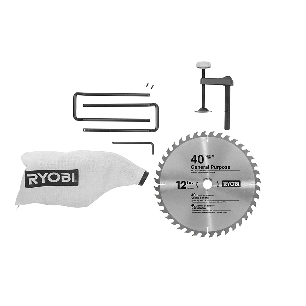 RYOBI 12″ SLIDING COMPOUND MITER SAW WITH LED | RYOBI