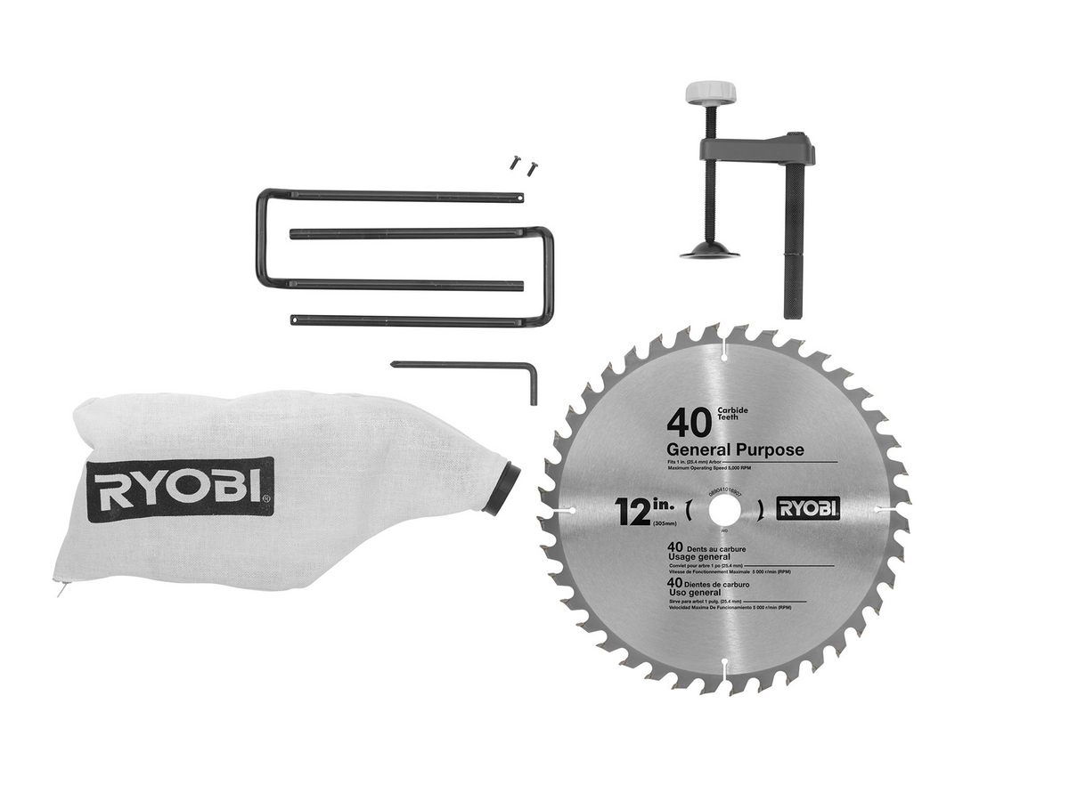 RYOBI 12″ SLIDING COMPOUND MITER SAW WITH LED | RYOBI