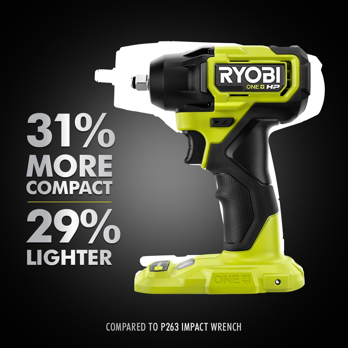 18V ONE+ HP COMPACT BRUSHLESS 4-MODE 3/8?? IMPACT WRENCH | RYOBI