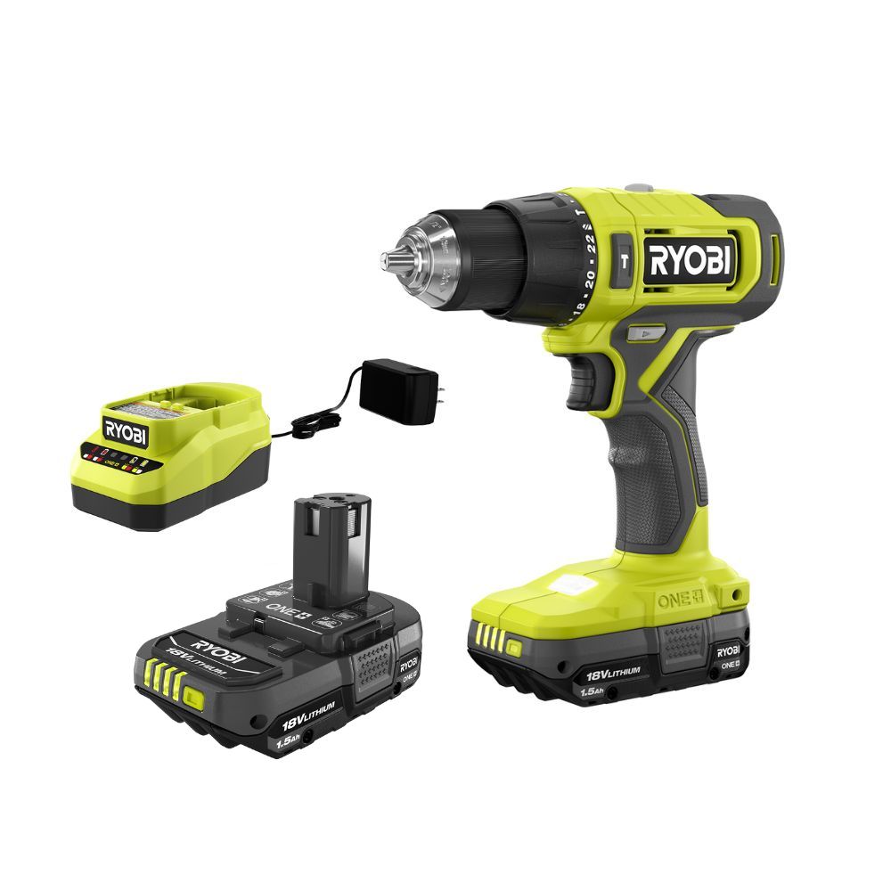 ONE+ 18V CORDLESS 1/2″ HAMMER DRILL KIT | RYOBI