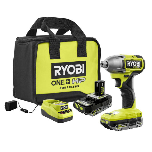 18V ONE+ HP BRUSHLESS 4-MODE 1/4″ IMPACT DRIVER KIT | RYOBI