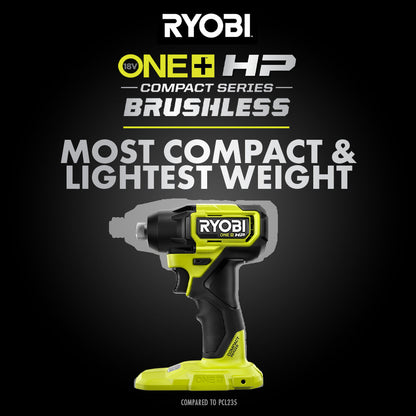 18V ONE+ HP COMPACT BRUSHLESS 1/4″ HEX IMPACT DRIVER | RYOBI