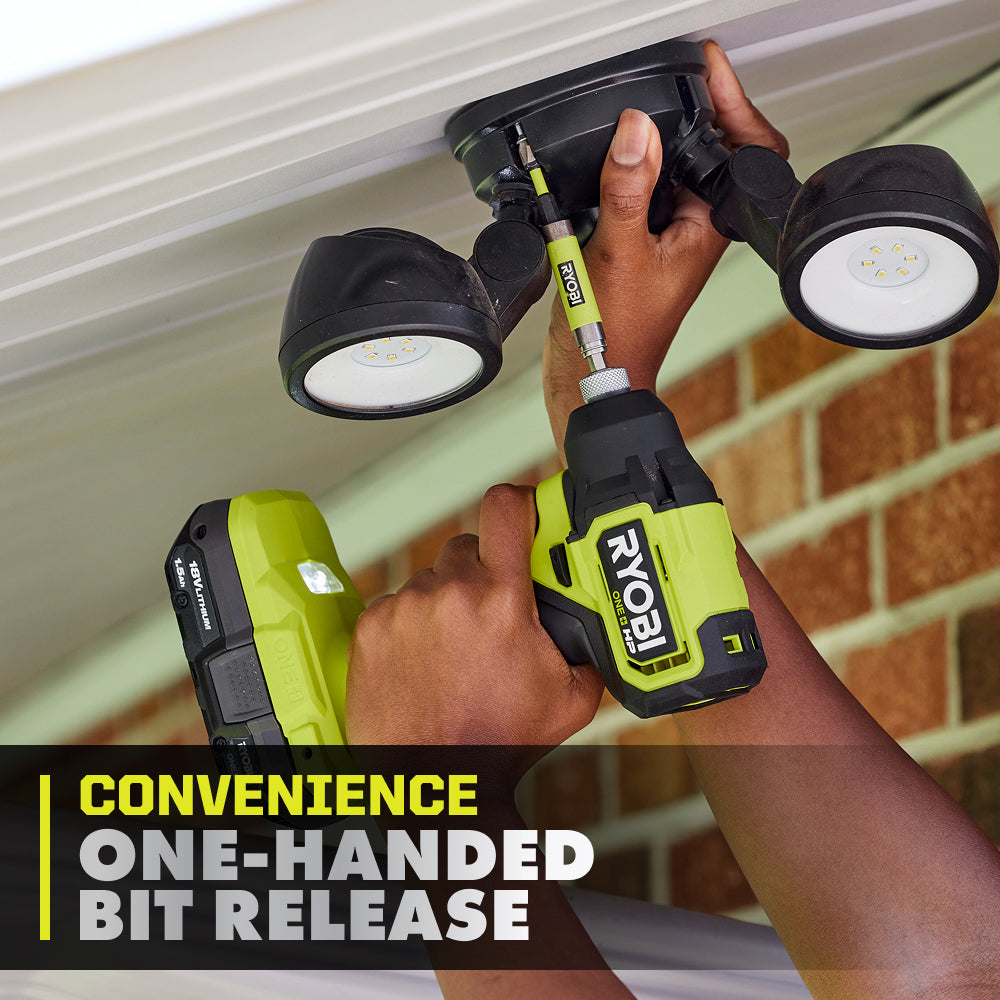 18V ONE+ HP COMPACT BRUSHLESS 1/4″ HEX IMPACT DRIVER KIT | RYOBI