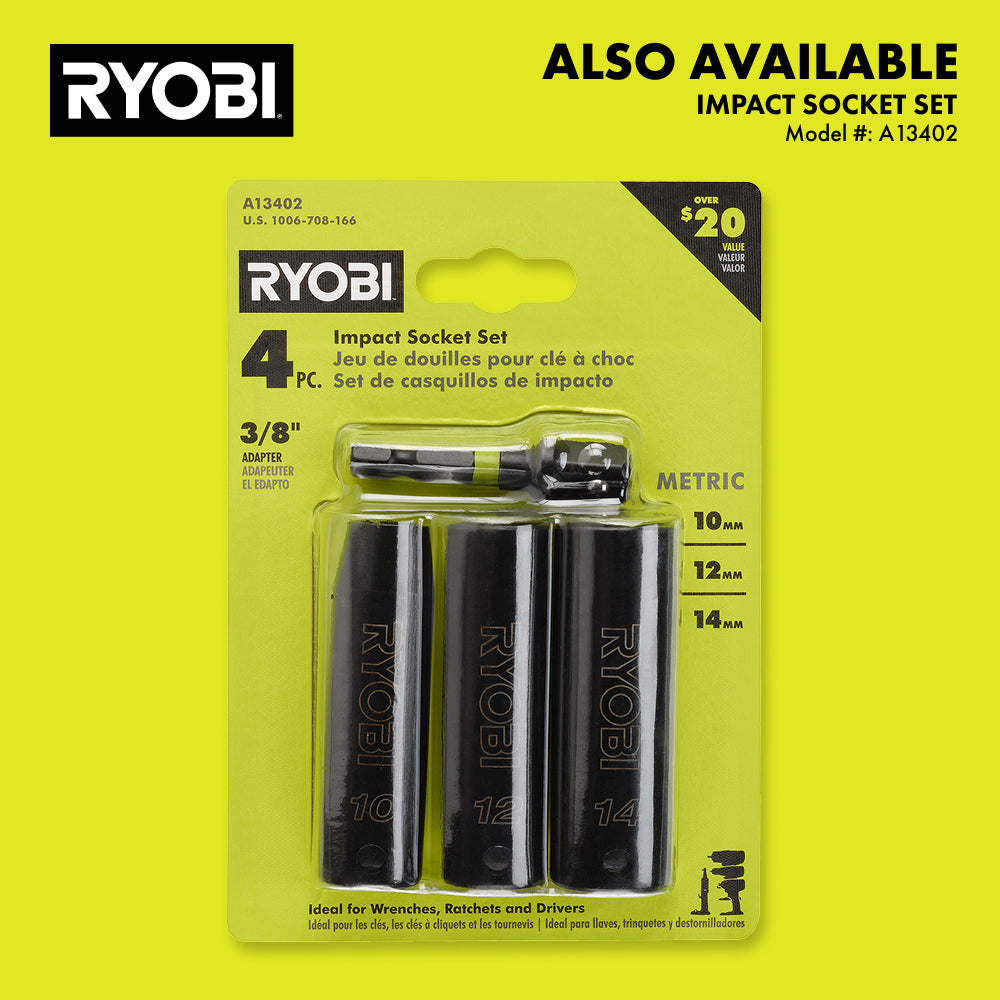 18V ONE+ HP COMPACT BRUSHLESS 4-MODE 3/8″ IMPACT WRENCH | RYOBI
