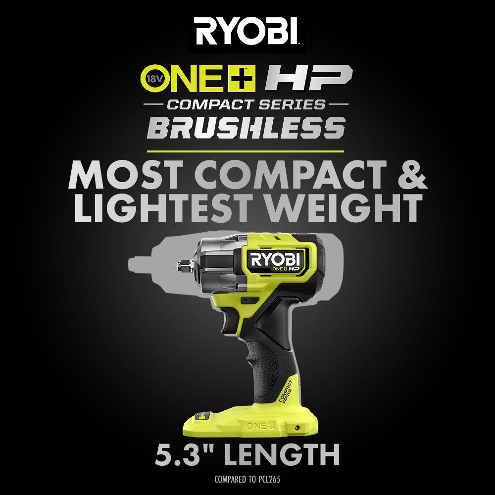 18V ONE+ HP COMPACT BRUSHLESS 4-MODE 3/8″ IMPACT WRENCH | RYOBI