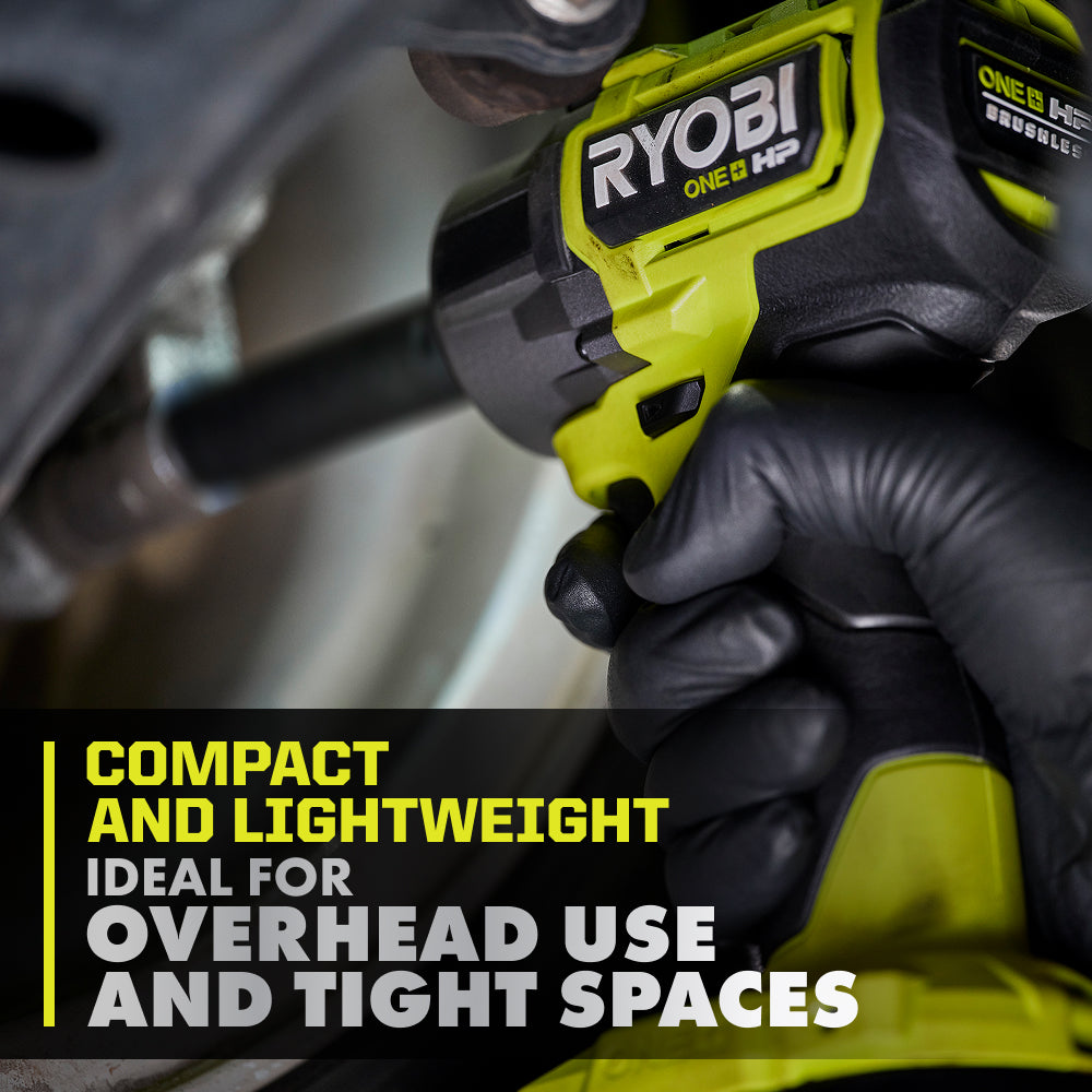 18V ONE+ HP COMPACT BRUSHLESS 4-MODE 3/8″ IMPACT WRENCH | RYOBI