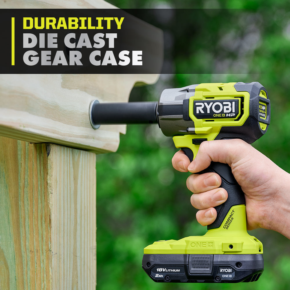 18V ONE+ HP COMPACT BRUSHLESS 4-MODE 3/8″ IMPACT WRENCH | RYOBI