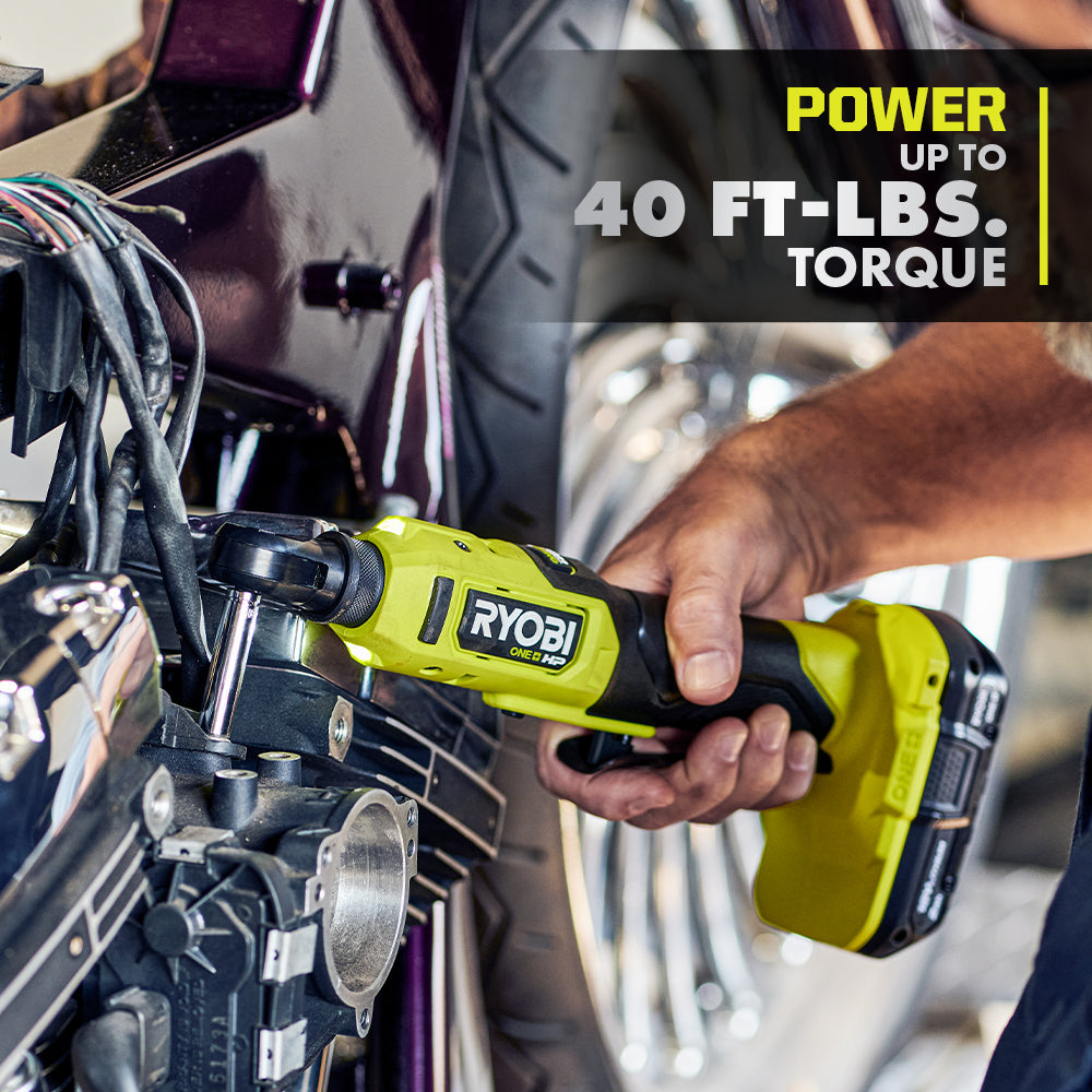18V ONE+? HP COMPACT BRUSHLESS 1/4″ HIGH SPEED RATCHET | RYOBI