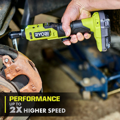 18V ONE+? HP COMPACT BRUSHLESS 1/4″ HIGH SPEED RATCHET KIT | RYOBI