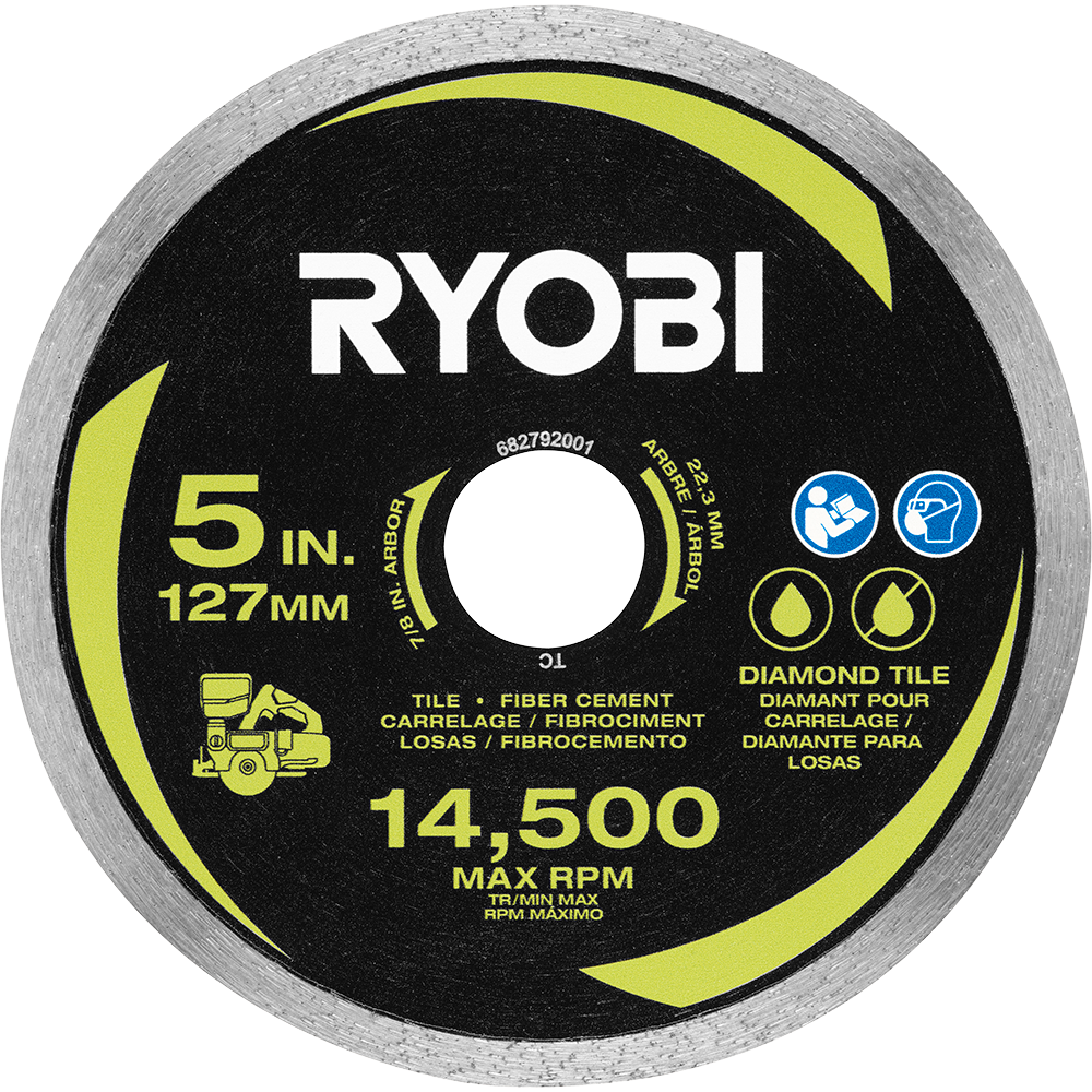 18V ONE+ BRUSHLESS 5″ HANDHELD TILE/MASONRY SAW KIT | RYOBI