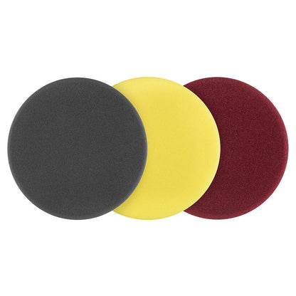3 PC. 5″ FOAM DUAL ACTION POLISHER VARIETY PAD SET | RYOBI