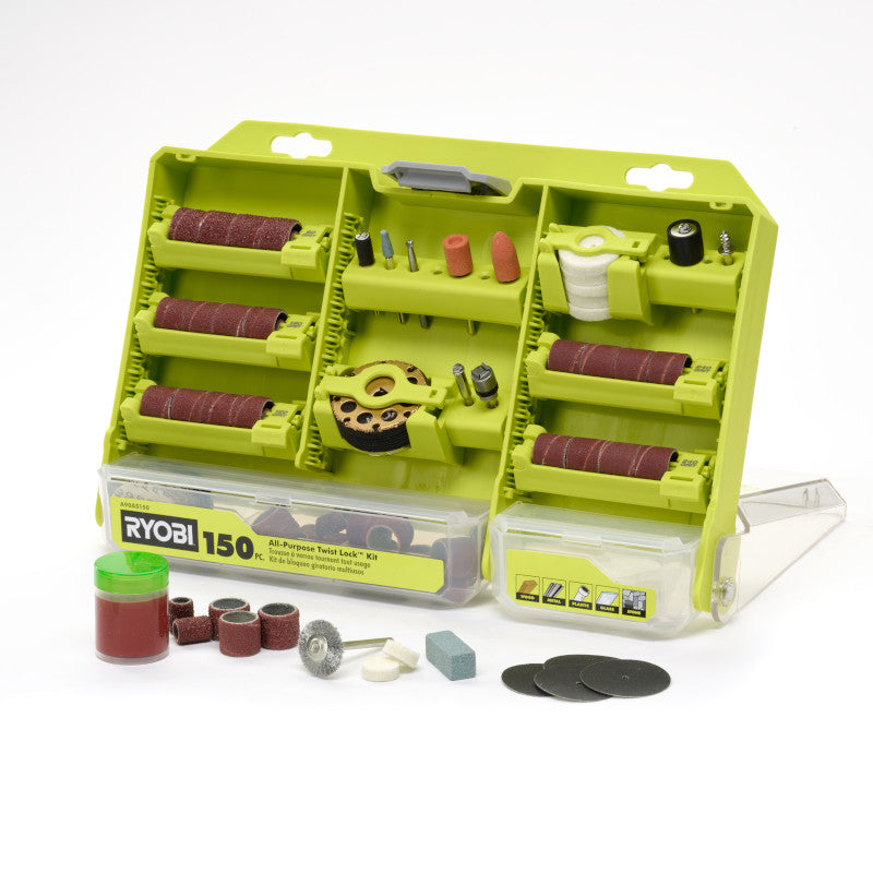 150 PC. ALL-PURPOSE TWIST LOCK KIT | RYOBI