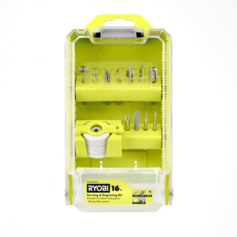16 PC. CARVING & ENGRAVING KIT | RYOBI