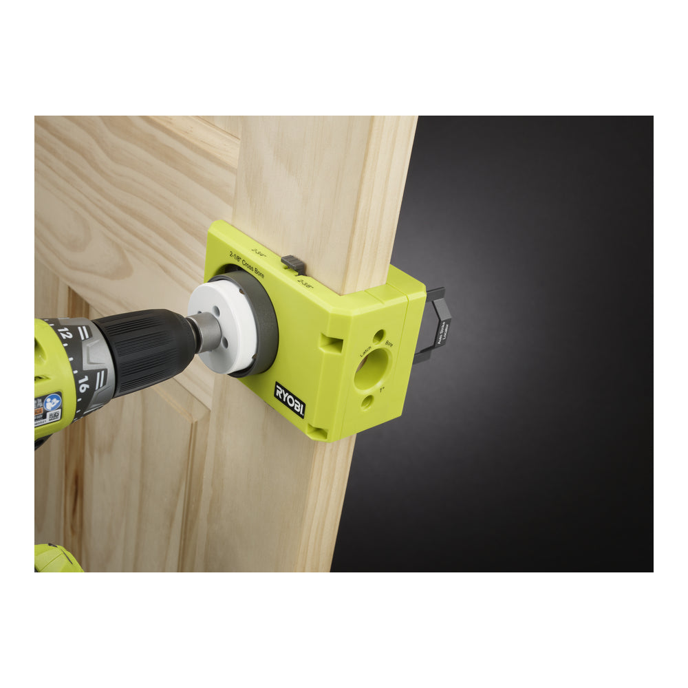RYOBI WOOD-METAL DOOR LOCK INSTALL KIT | RYOBI