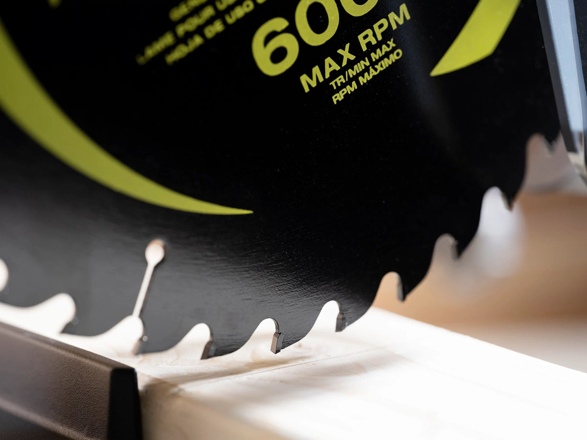 10″ 40 CARBIDE TEETH THIN KERF MITER SAW BLADE | RYOBI