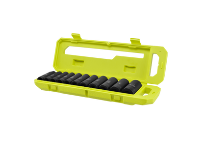 11 PC. METRIC 1/2″ DRIVE DEEP IMPACT SOCKET SET | RYOBI