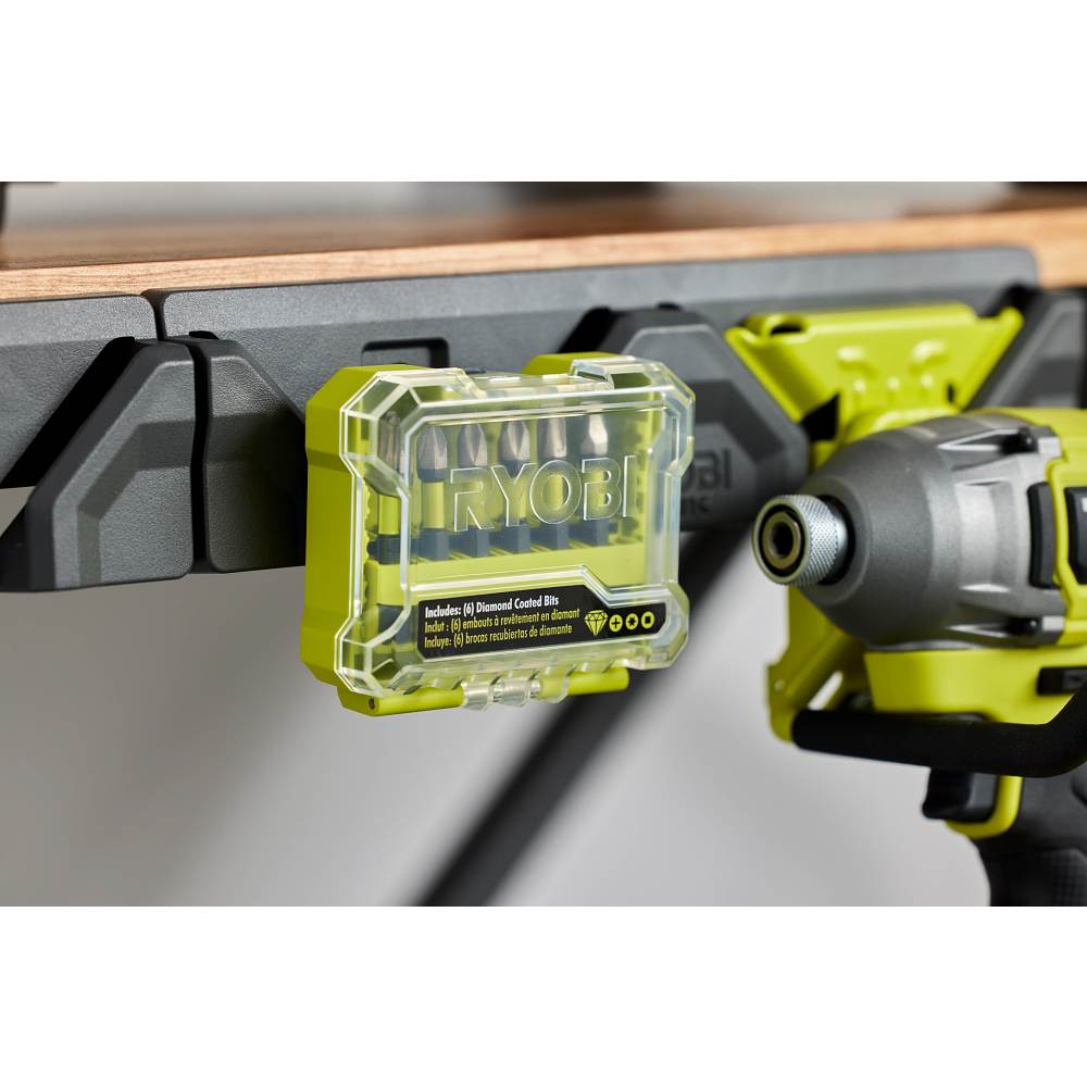12 PC. 2″ IMPACT DRIVING SET WITH DIAMOND GRIT BITS | RYOBI