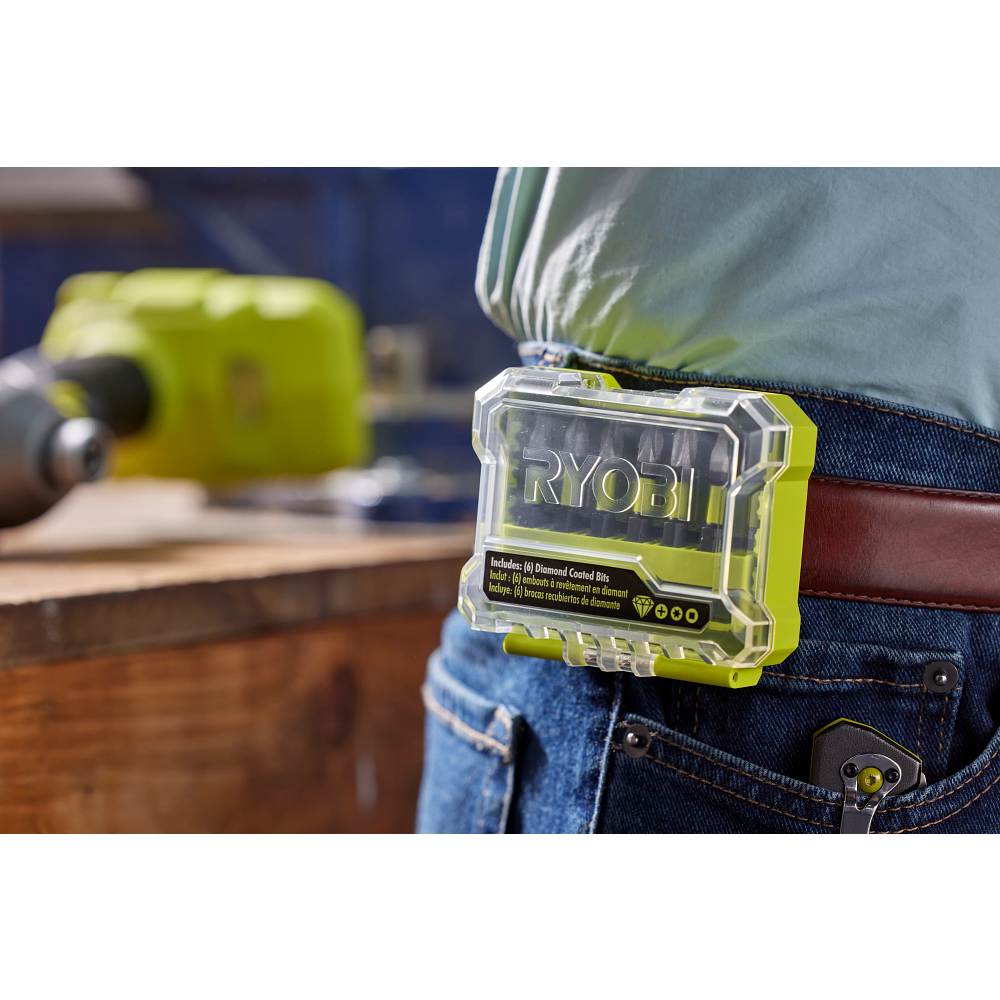 12 PC. 2″ IMPACT DRIVING SET WITH DIAMOND GRIT BITS | RYOBI