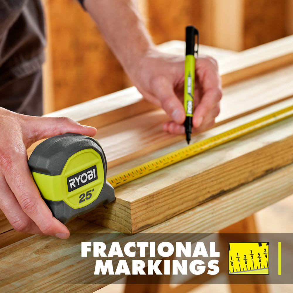 25′ COMPACT TAPE MEASURE | RYOBI