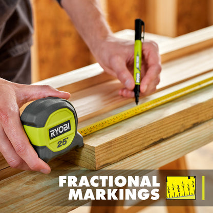 25′ COMPACT TAPE MEASURE | RYOBI