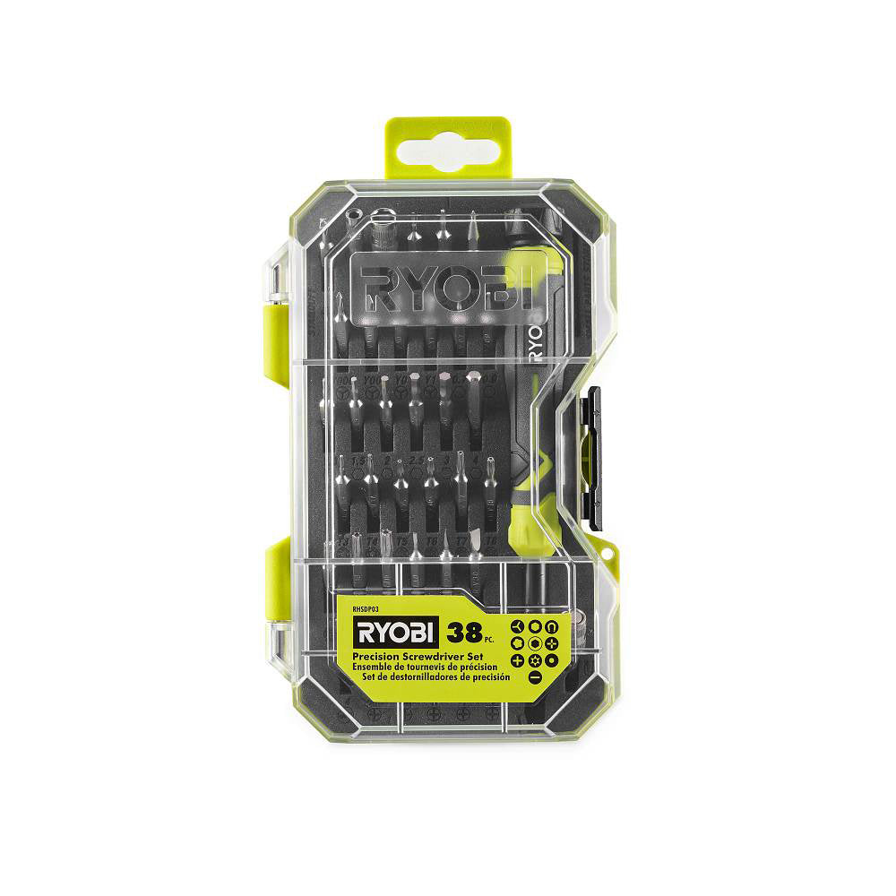 38 PC. PRECISION SCREWDRIVER SET | RYOBI