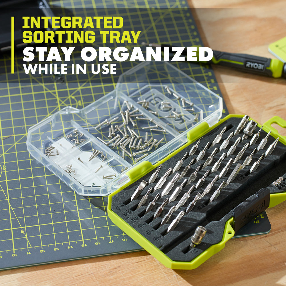 38 PC. PRECISION SCREWDRIVER SET | RYOBI