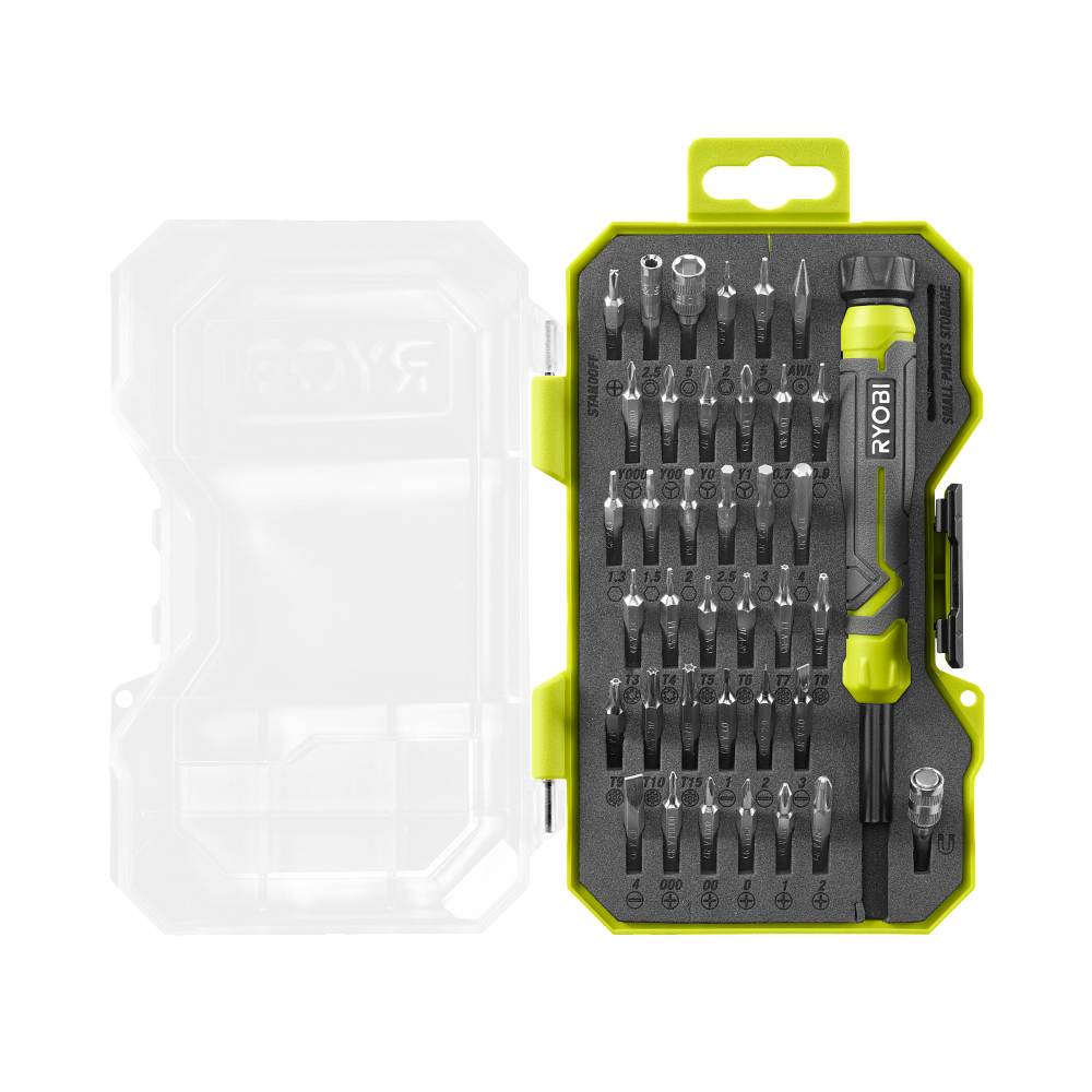 38 PC. PRECISION SCREWDRIVER SET | RYOBI