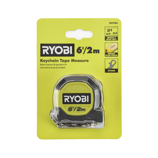 6’/2M KEYCHAIN TAPE MEASURE | RYOBI