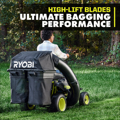 30″ BAGGER FOR RIDING MOWER | RYOBI